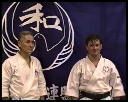 Archive photo of Ohtsuka II with Roger Vickerman Renshi