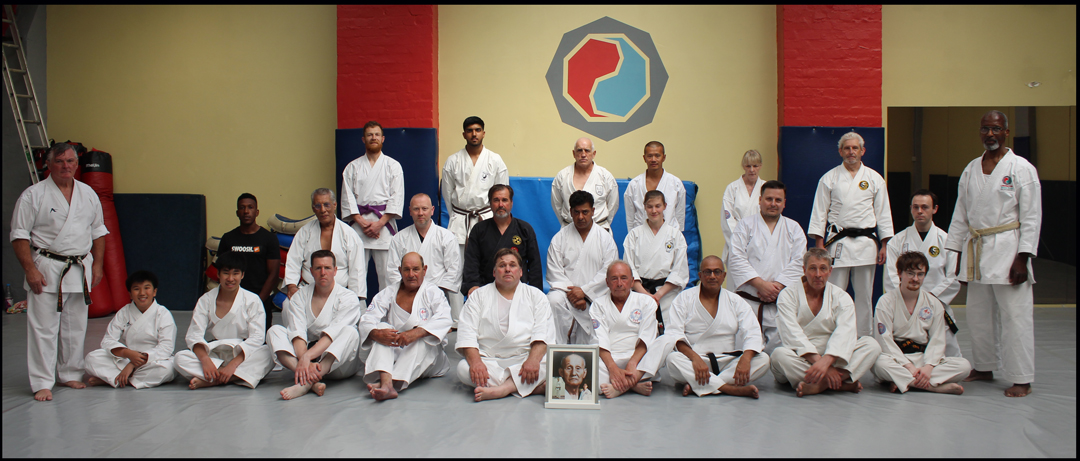 Training hall group shot