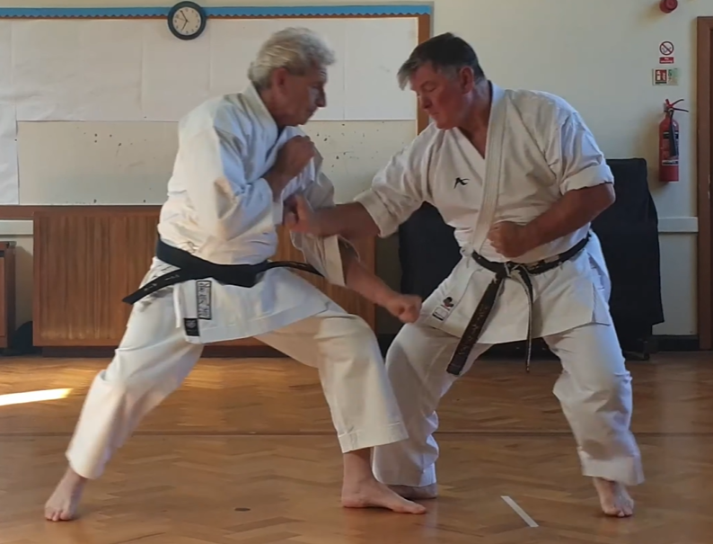 Kōbō-ittai attack and defence as one in Wadō-Ryū