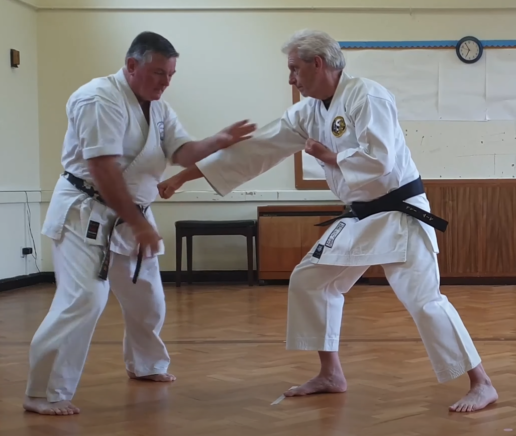 Tori controls the wrist and prepares to step in