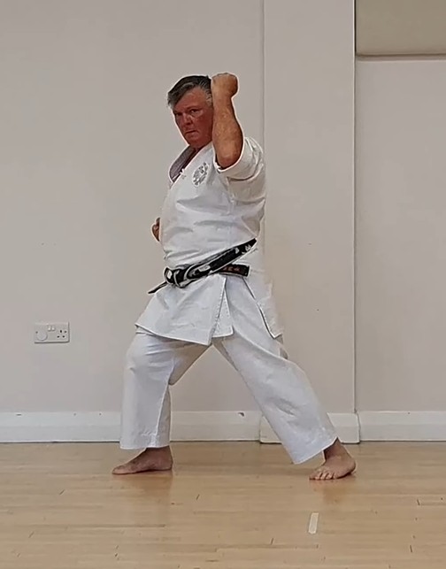 Kushanku kata — dynamic transitions and explosive power