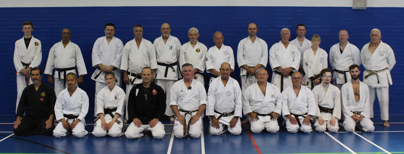 Training hall group shot